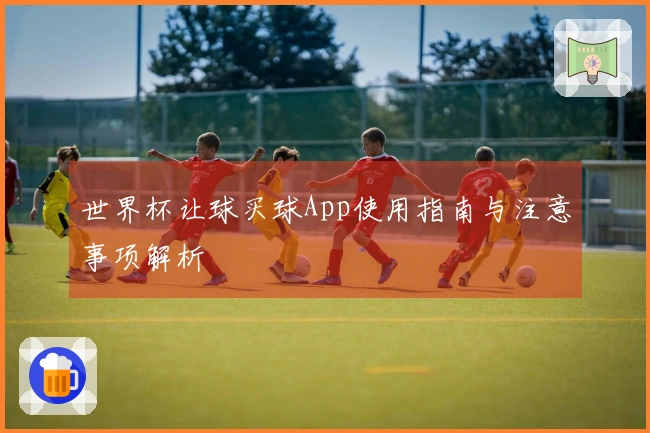 世界杯让球买球App使用指南与注意事项解析