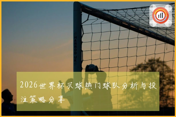2026世界杯买球热门球队分析与投注策略分享