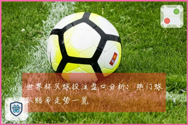 世界杯买球投注盘口分析:热门球队赔率走势一览